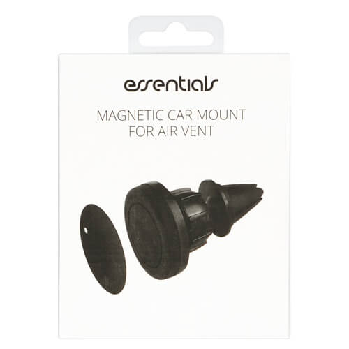 UTGATT1 Essentials Magnet bilhållare, luftventil, svart