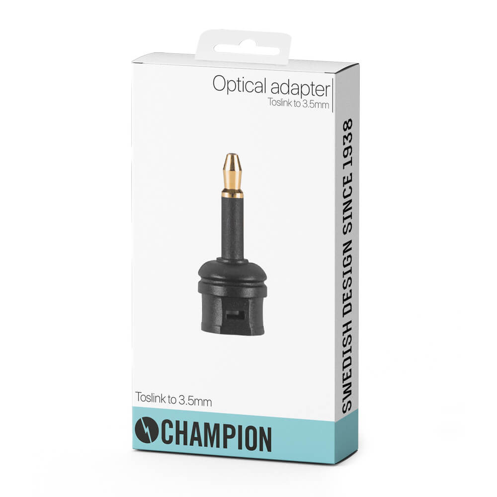 Champion Champion Optisk Toslink - 3 5mm adapter
