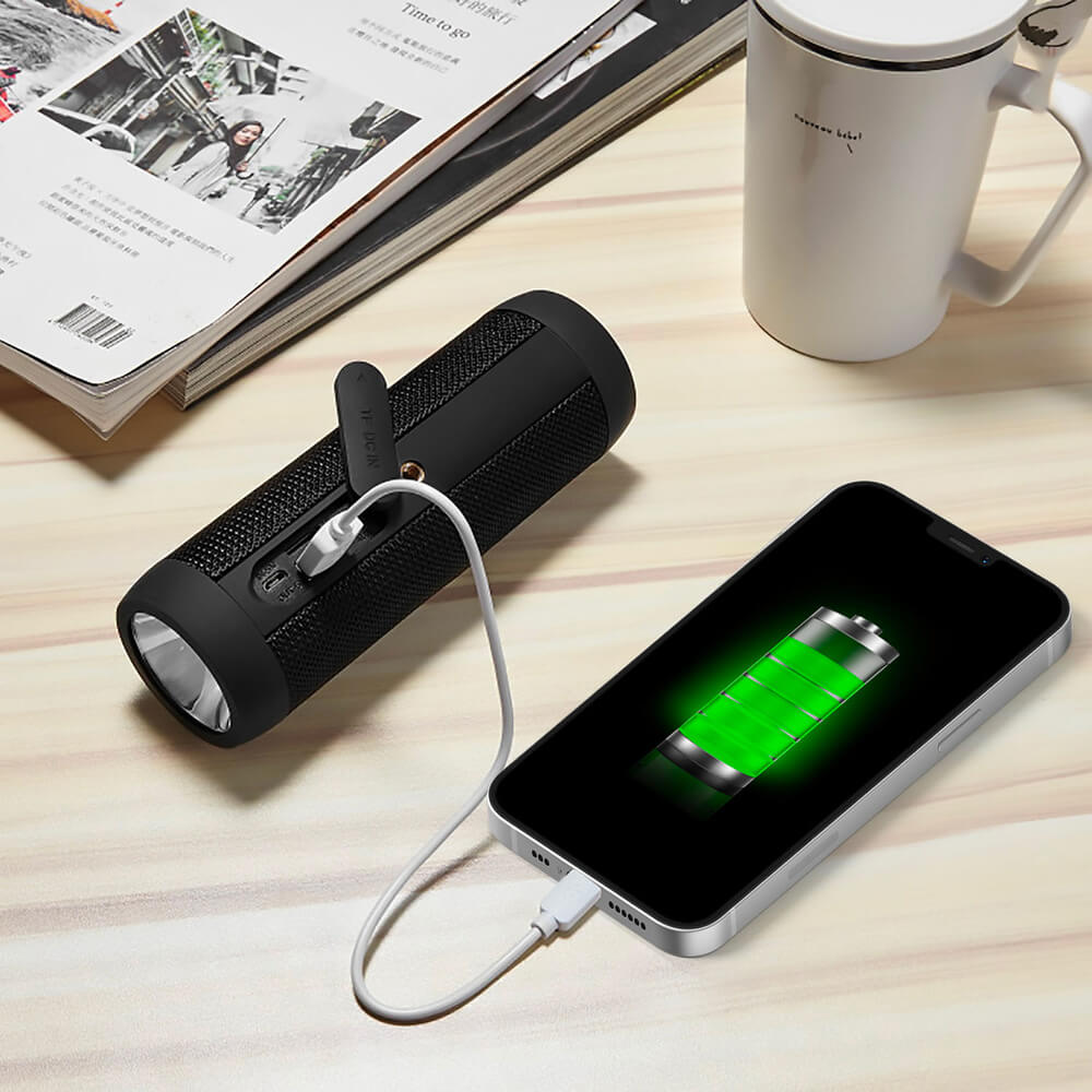 Celly Celly Lampa Högtalare Powerbank (3600 mAh) för cykel e-scooter