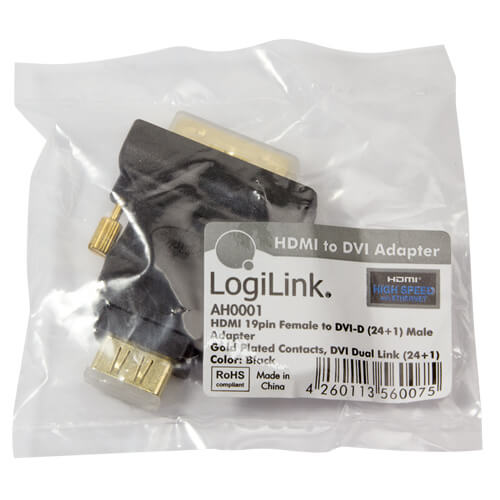 LogiLink LogiLink HDMI-hona -> DVI-D-hane