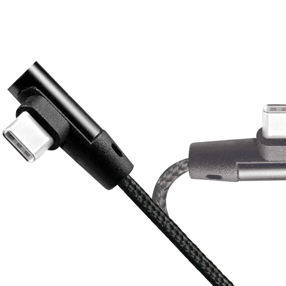 LogiLink LogiLink Vinklad USB-C kabel USB 2.0 Max 3A 0.3m