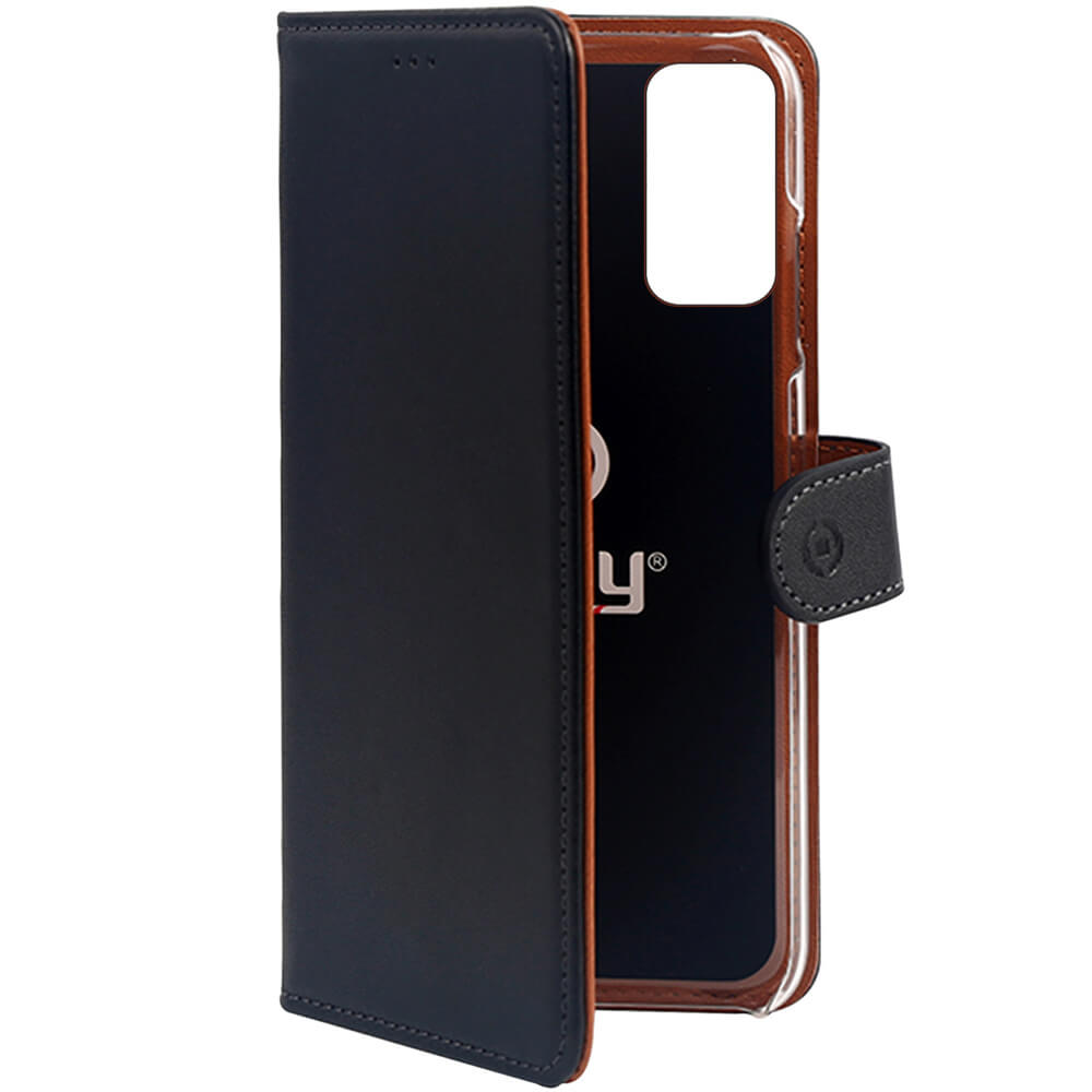 Celly Wallet Case Galaxy A02s Svart