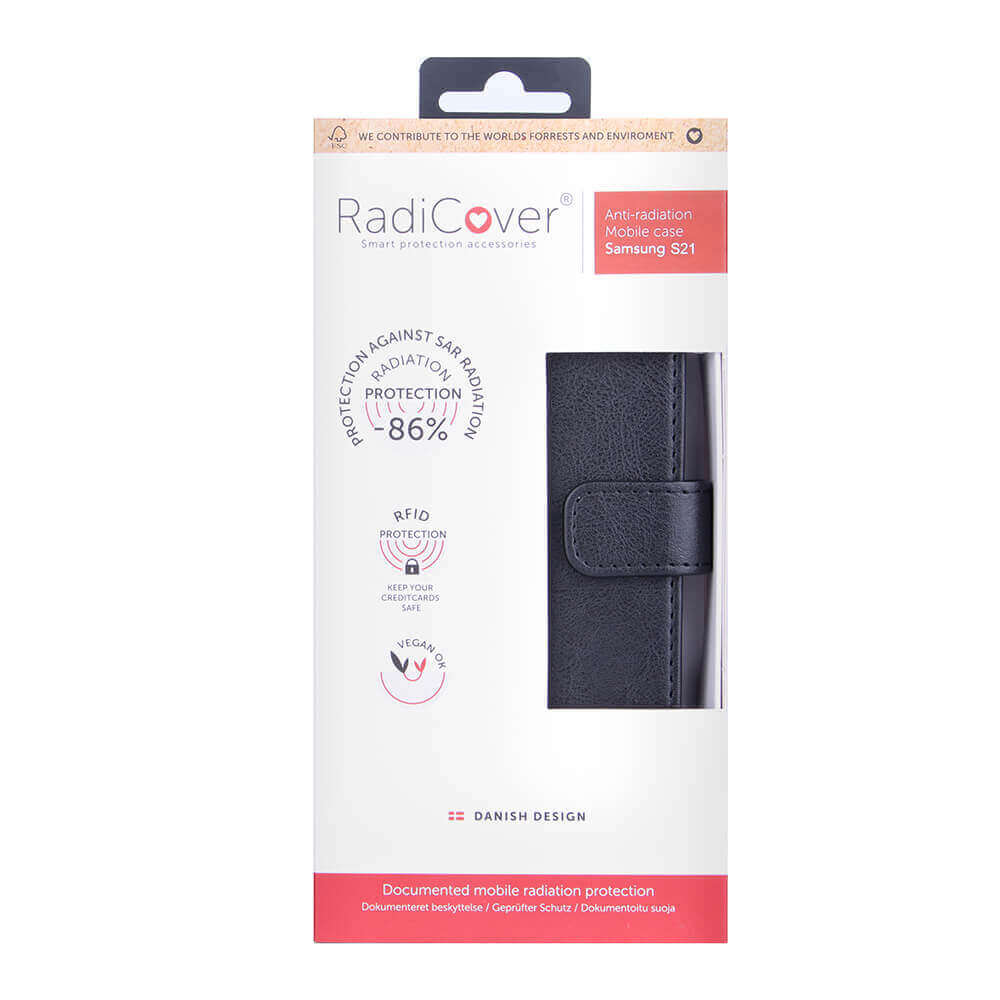 Radicover RADICOVER Strålningsskydd Mobilfodral PU Samsung  S21/S30