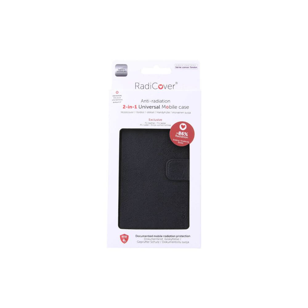 Radicover RADICOVER Strålningsskydd Mobilfodral PU Universal Large 6.7