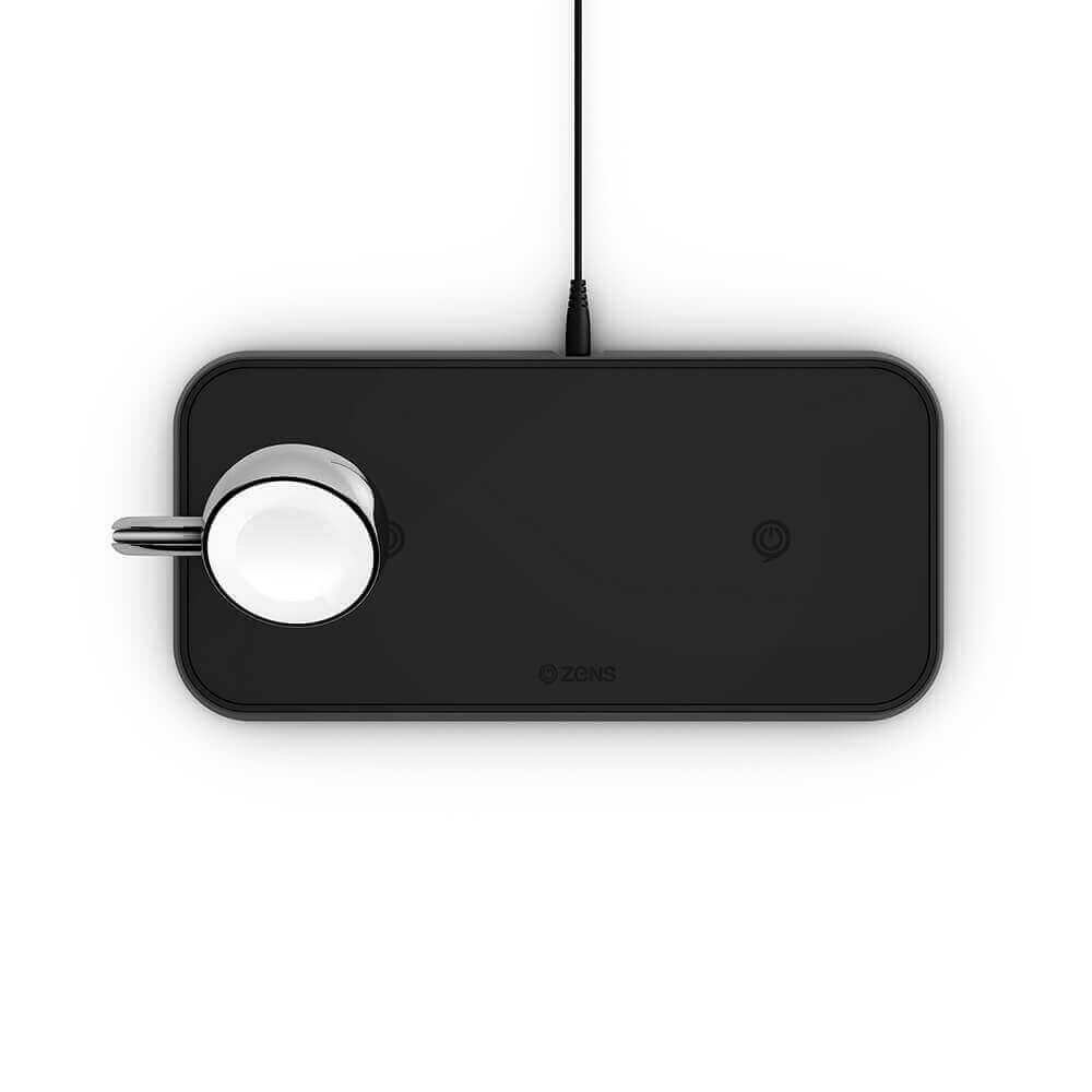 ZENS ZENS Triple QI Trådlös laddare 2x10W Apple Watch Laddare