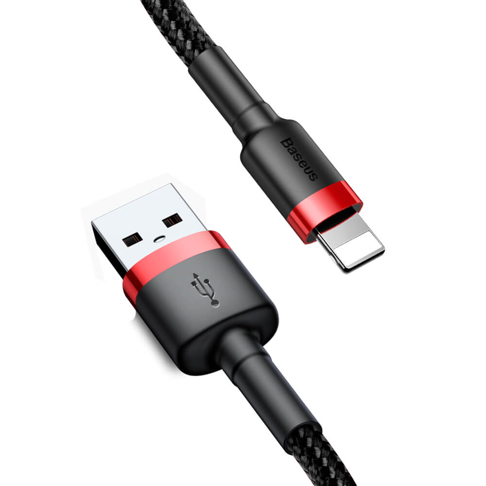 BASEUS Baseus Cafule USB-A till Lightning kabel QC 3.0 1.5A 2m