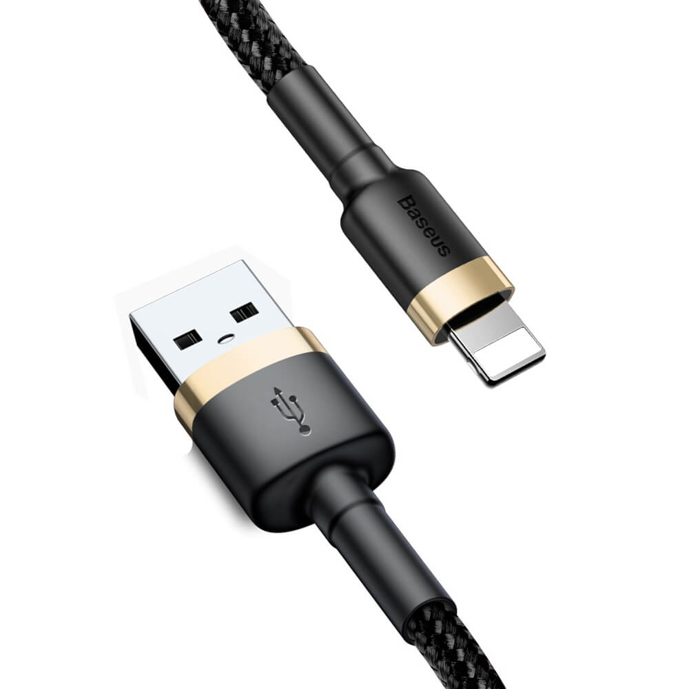 BASEUS Baseus Cafule USB-A till Lightning kabel QC 3.0 2.4A 1m