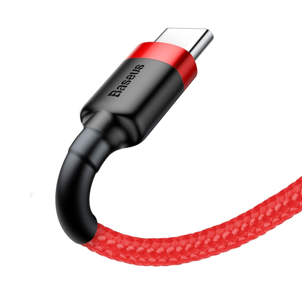 BASEUS Baseus Cafule USB-C till USB-A kabel QC 3.0 2A 2m Röd