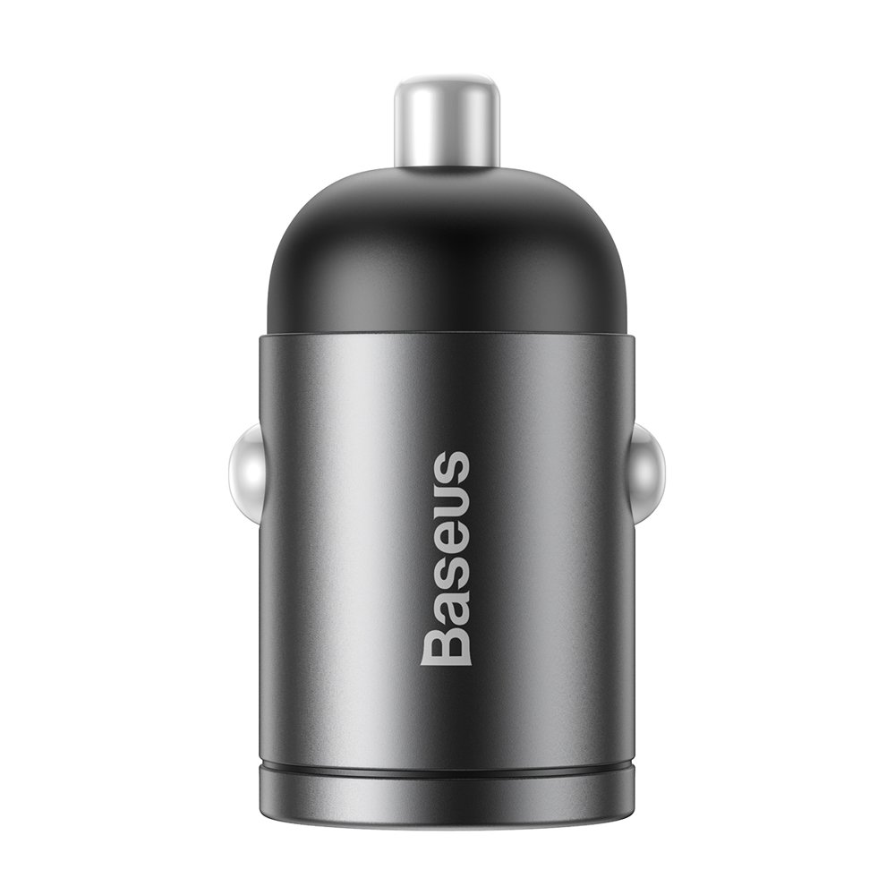 BASEUS Baseus Tiny Star Mini snabb Billaddare USB Port 30W Grå