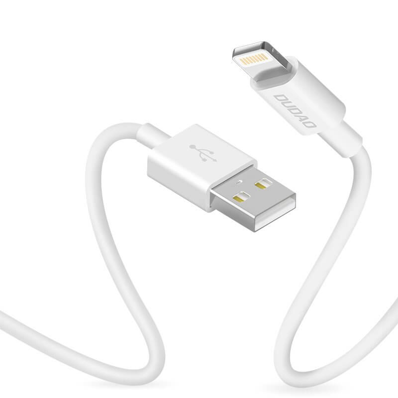 Dudao Dudao USB-A till Lightning kabel 3A 1m L1L Vit