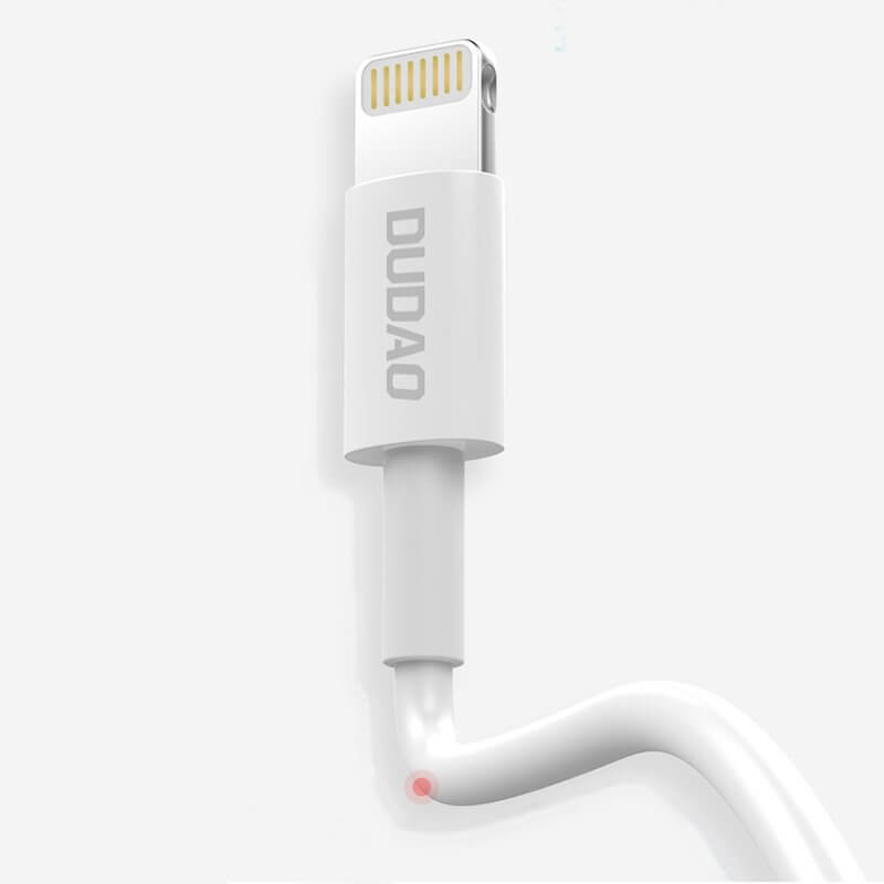 Dudao Dudao USB-A till Lightning kabel 3A 1m L1L Vit