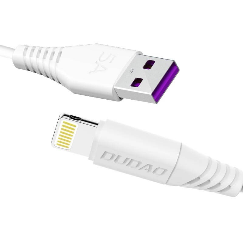 Dudao Dudao snabbaddning USB-A till Lightning kabel 5A 1m