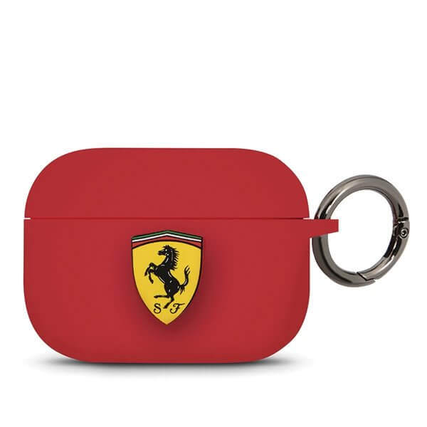 Ferrari Ferrari Track Pu Carbon Skal Airpods 3 - Röd