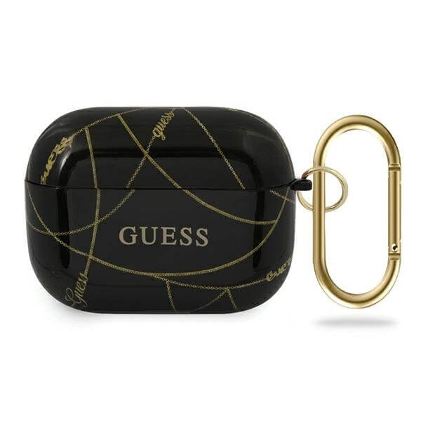 Guess Guess gold Chain Collection airpods Pro skal Svart