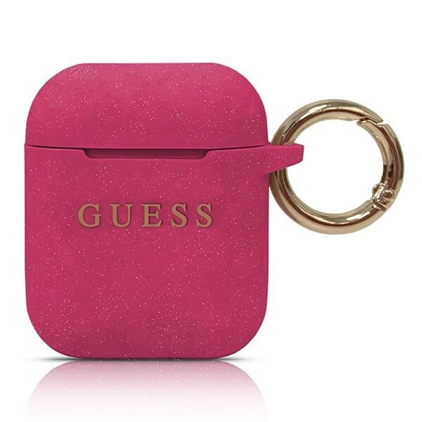 Guess Guess airpod skal Silikon - Fuchsia