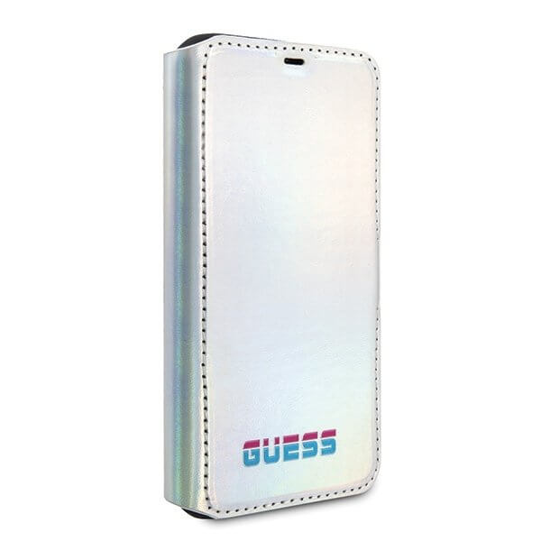 Guess Guess iPhone 11 Pro Max skal book Iridescent Silver