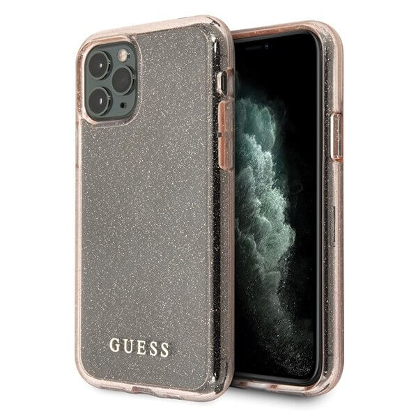 Guess Guess Skal iPhone 11 Pro Max Glitter - Rosa