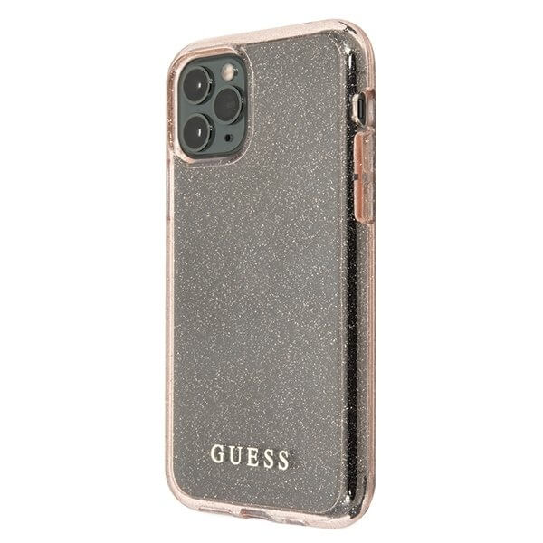 Guess Guess Skal iPhone 11 Pro Max Glitter - Rosa