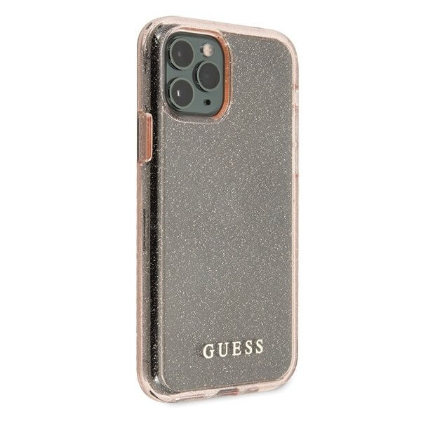 Guess Guess Skal iPhone 11 Pro Max Glitter - Rosa
