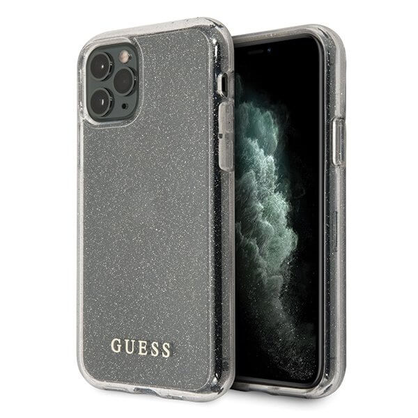 Guess Guess iPhone 11 Pro Max skal Glitter - Silver