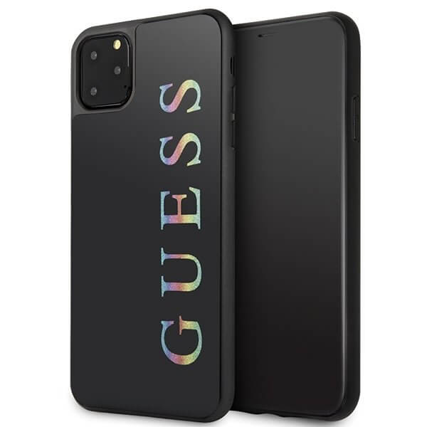Guess Guess iPhone 11 Pro Max skal Svart Glitter Logo