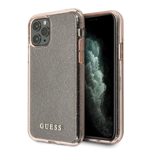 Guess Guess iPhone 11 Pro skal Glitter - Rosa