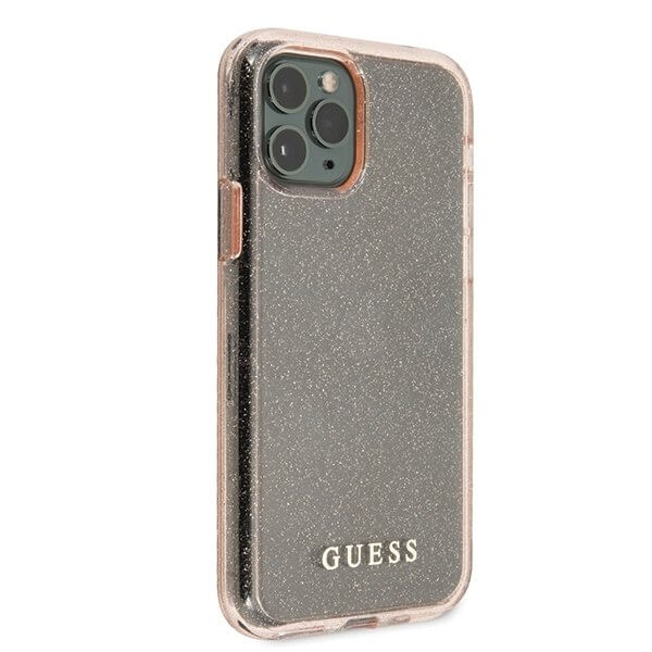 Guess Guess iPhone 11 Pro skal Glitter - Rosa