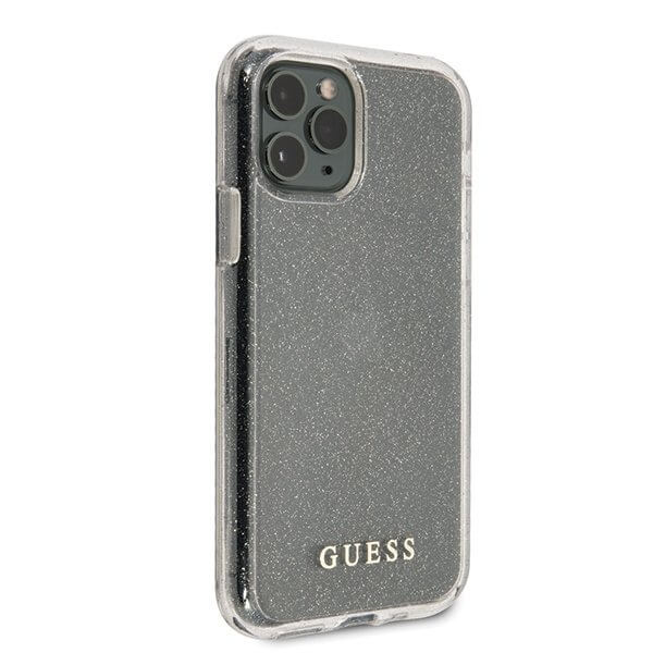 Guess Guess iPhone 11 Pro skal Glitter Silver