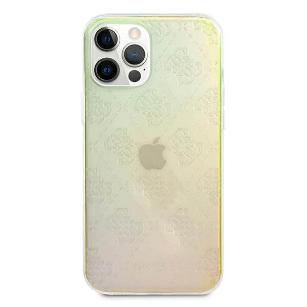 Guess Guess iPhone 12 & 12 Pro skal 3D Pattern Collection opal