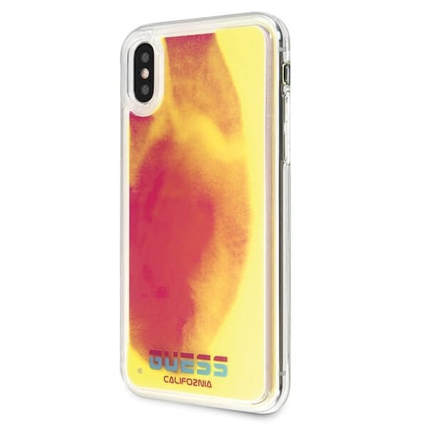 Guess Guess skal iPhone X/Xs California Glow in the dark Rosa