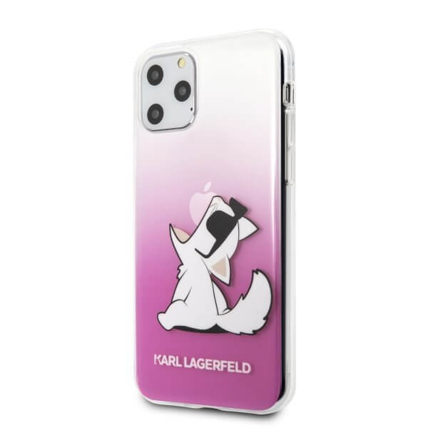KARL LAGERFELD Karl Lagerfeld Skal iPhone 11 Pro Max Choupette Fun - Rosa