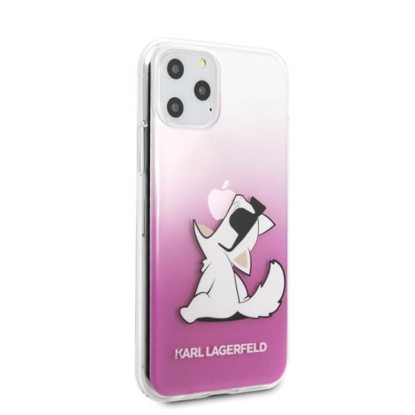 KARL LAGERFELD Karl Lagerfeld iPhone 11 Pro skal Choupette Fun - Rosa