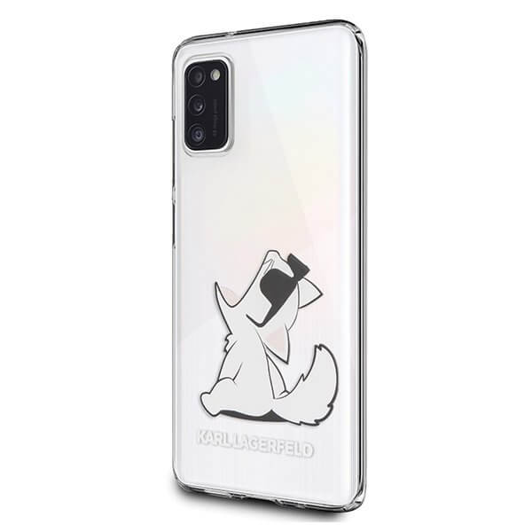 KARL LAGERFELD Karl Lagerfeld Skal Samsung Galaxy A41 Choupette Fun - Transparent