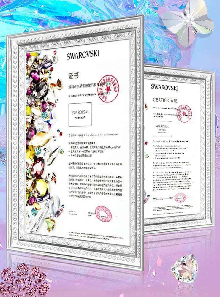 Kingxbar Kingxbar Lucky Series skal dekorerad iPhone 12 mini transparent