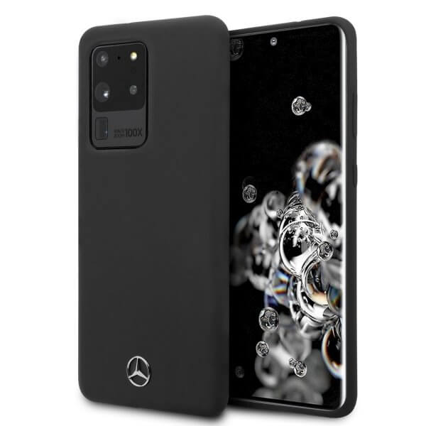 Mercedes Mercedes Case Samsung Galaxy S20 Ultra G988 Skal Silikon Linje Svart