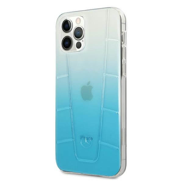 Mercedes Mercedes Case skal Transparent Line iPhone 12 Pro Max skal Blå