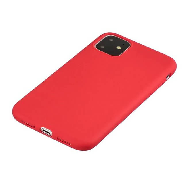 OEM Silicone case iPhone 11 Pro skal Röd