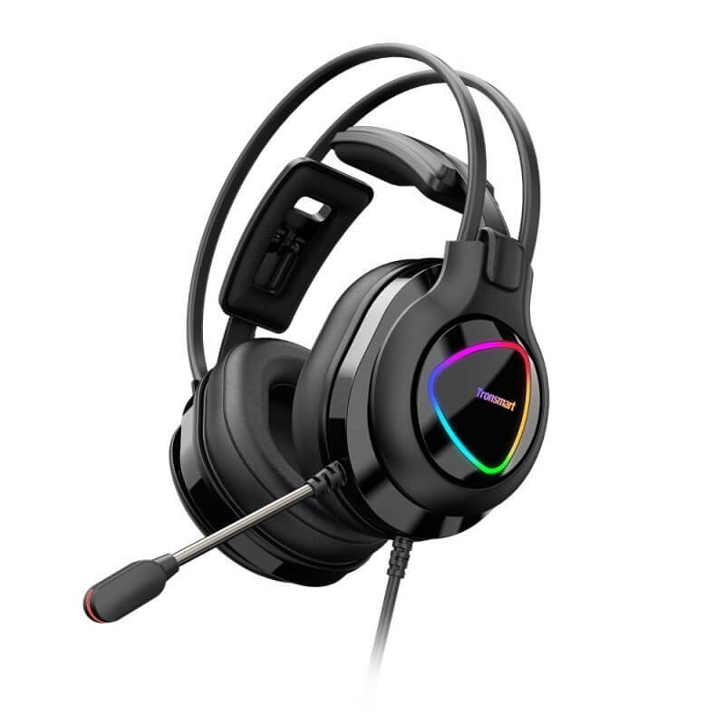 Tronsmart Tronsmart Glary Alpha Gaming RGB Headset Gamers Svart
