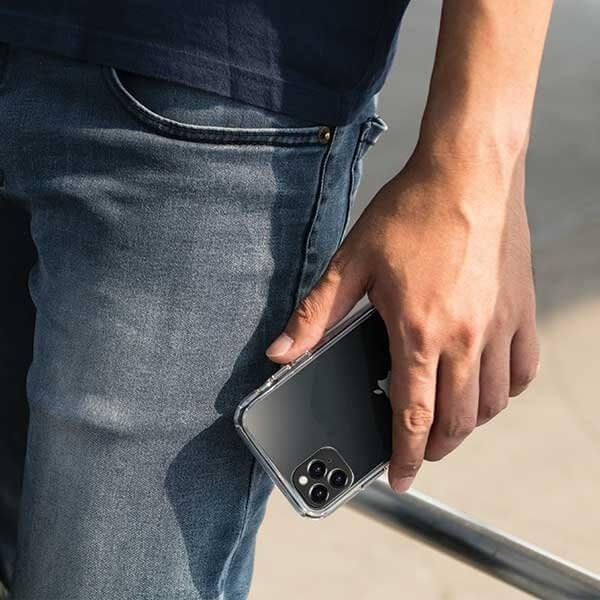 UNIQ UNIQ LifePro Tinsel skal iPhone 11 Pro Max Ångrök