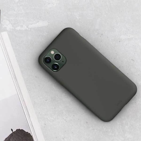 UNIQ UNIQ Lino skal Hue iPhone 11 Pro Max moss Grå