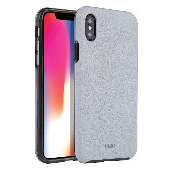 UNIQ UNIQ Lithos skal iPhone Xs Max clear - ljusGrå
