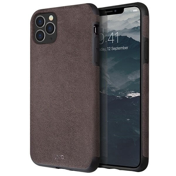 UNIQ UNIQ Sueve skal iPhone 11 Pro Max taupe warm Grå