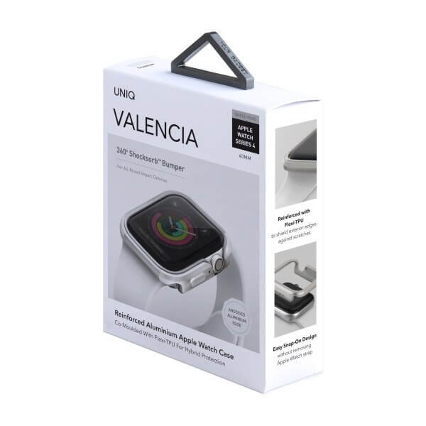UNIQ UNIQ Valencia skal Apple Watch 5/ 4 40MM titanium Silver