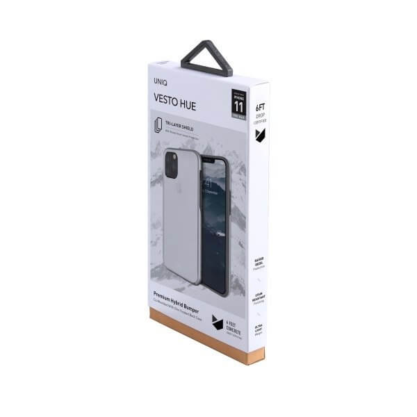 UNIQ UNIQ Vesto Hue skal iPhone 11 Pro Max Silver