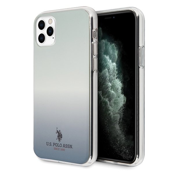 U.S. Polo Assn. U.S. Polo Assn. Gradient Pattern Collection iPhone 11 Pro Blå