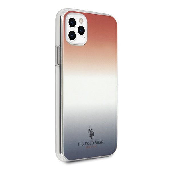 U.S. Polo Assn. U.S. Polo Assn. Gradient Pattern Collection iPhone 11 Pro BlåRöd