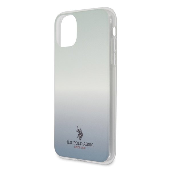 U.S. Polo Assn. U.S. Polo Assn. Gradient Pattern Collection iPhone 11 Skal Blå