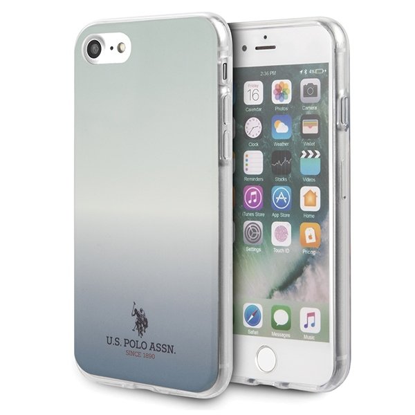 U.S. Polo Assn. U.S. Polo Assn. Gradient Pattern Collection iPhone 7/8/SE 20 Blå