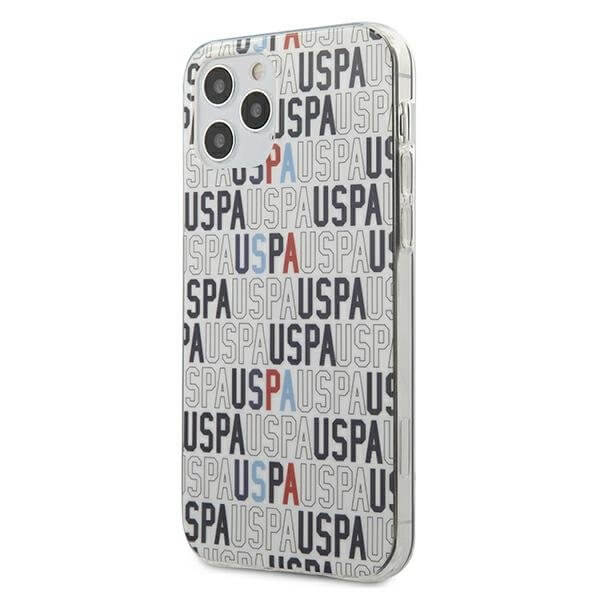U.S. Polo Assn. U.S. Polo Assn. Logo Mania Collection iPhone 12 & 12 Pro Skal Vit