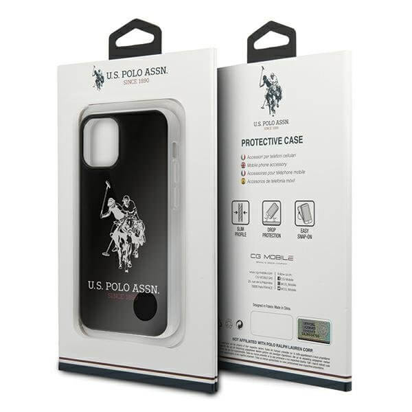 U.S. Polo Assn. U.S. Polo Assn. Shiny iPhone 12 mini Skal Stor Loga Svart